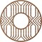 Ekena Millwork Empire Wood Fretwork Pierced Ceiling Medallion, Walnut, 40"OD x 14 5/8"ID x 3/8"T CMWP40X40X0375EPWA - alternate 4